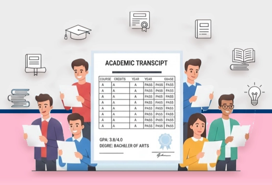 University transcripts and educational documents